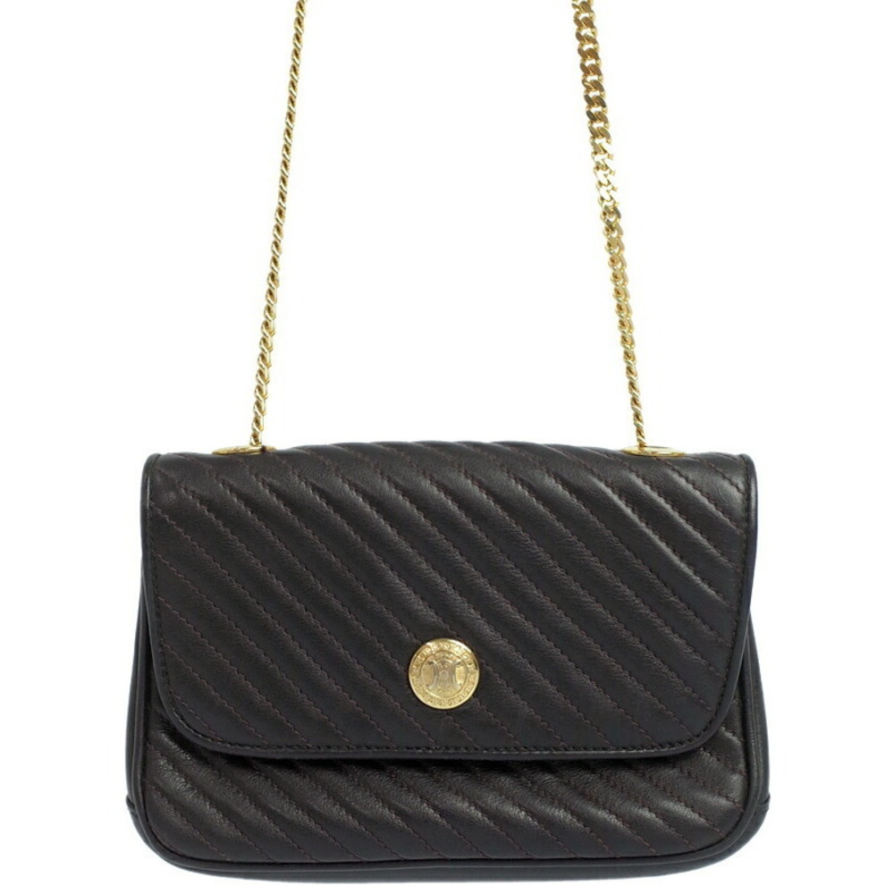 Celine Blason Chain Shoulder Bag
